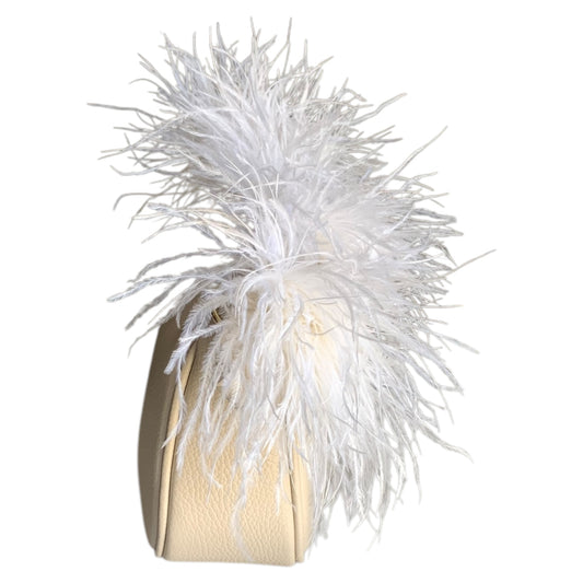 Borsa a spalla M BRC Massimo Braccialini Sweet 400 pelle beige