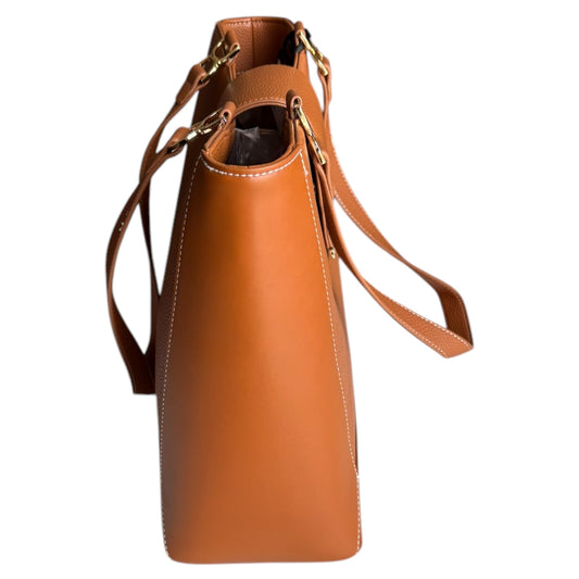 Borsa donna a spalla Atelier Du Sac Christelle ecopelle cuoio