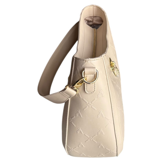 Borsa donna a spalla Atelier Du Sac Eliane ecopelle beige