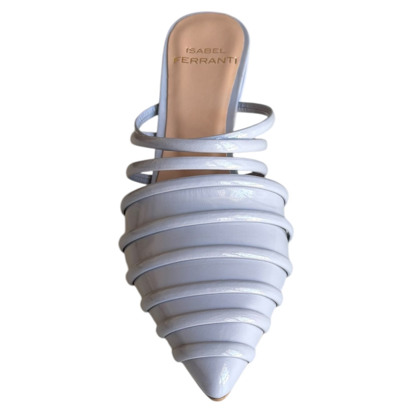 Sabot Isabel Ferranti in pelle azzurra