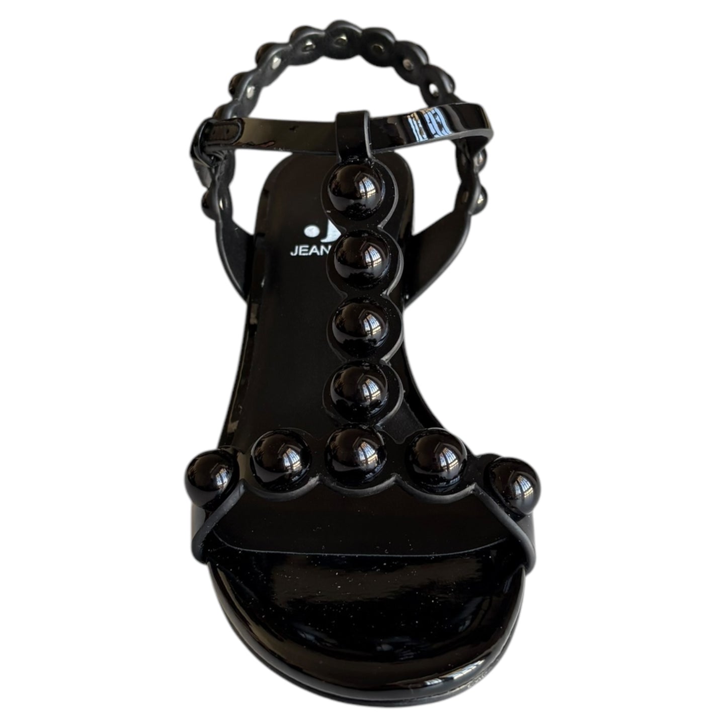 Saldali donna Jeannot in vernice e resina nera