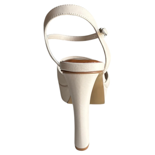 Sandali donna Luciano Barachini in pelle avorio