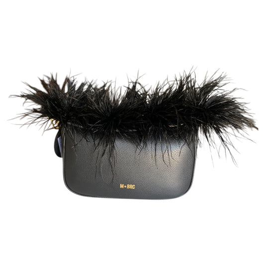 Borsa a spalla M BRC Massimo Braccialini Sweet 400 pelle nera