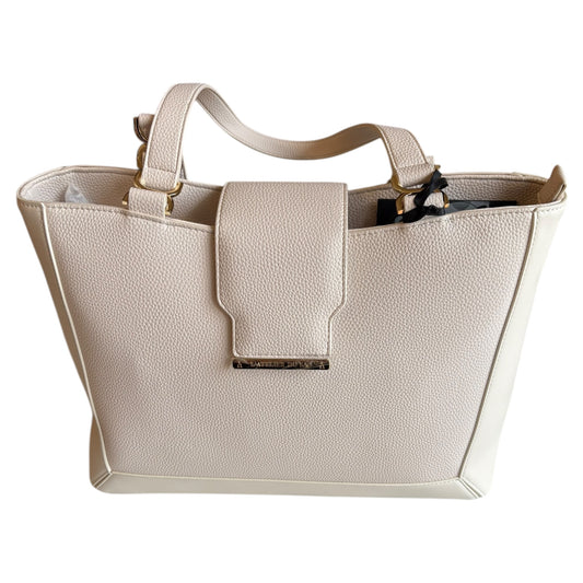 Borsa donna a spalla Atelier Du Sac Christelle ecopelle beige