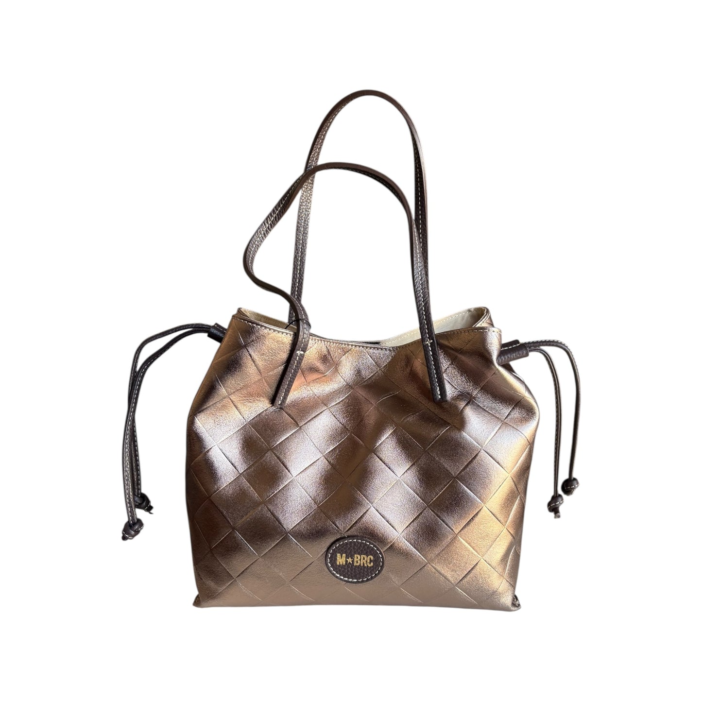 Borsa donna a spalla M*BRC TRECCIA H189