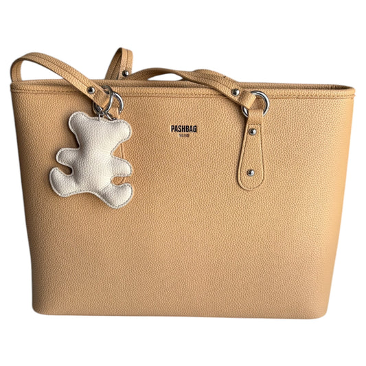 Borsa donna a spalla Pash Bag Janine ecopelle cammello