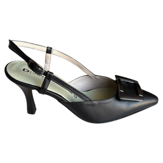 Decoltè in pelle nera Donna Serena