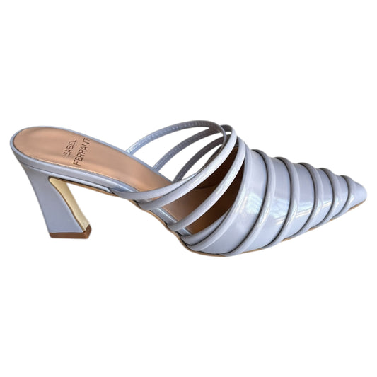 Sabot Isabel Ferranti in pelle azzurra