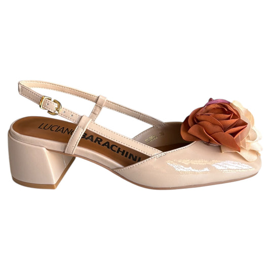 Scarpe Luciano Barachini decoltè in vernice beige