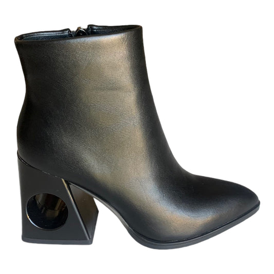 Tronchetto donna in ecopelle nera Exè