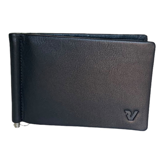 Roncato uomo Portafogli fermasoldi con molla in pelle 411906-01