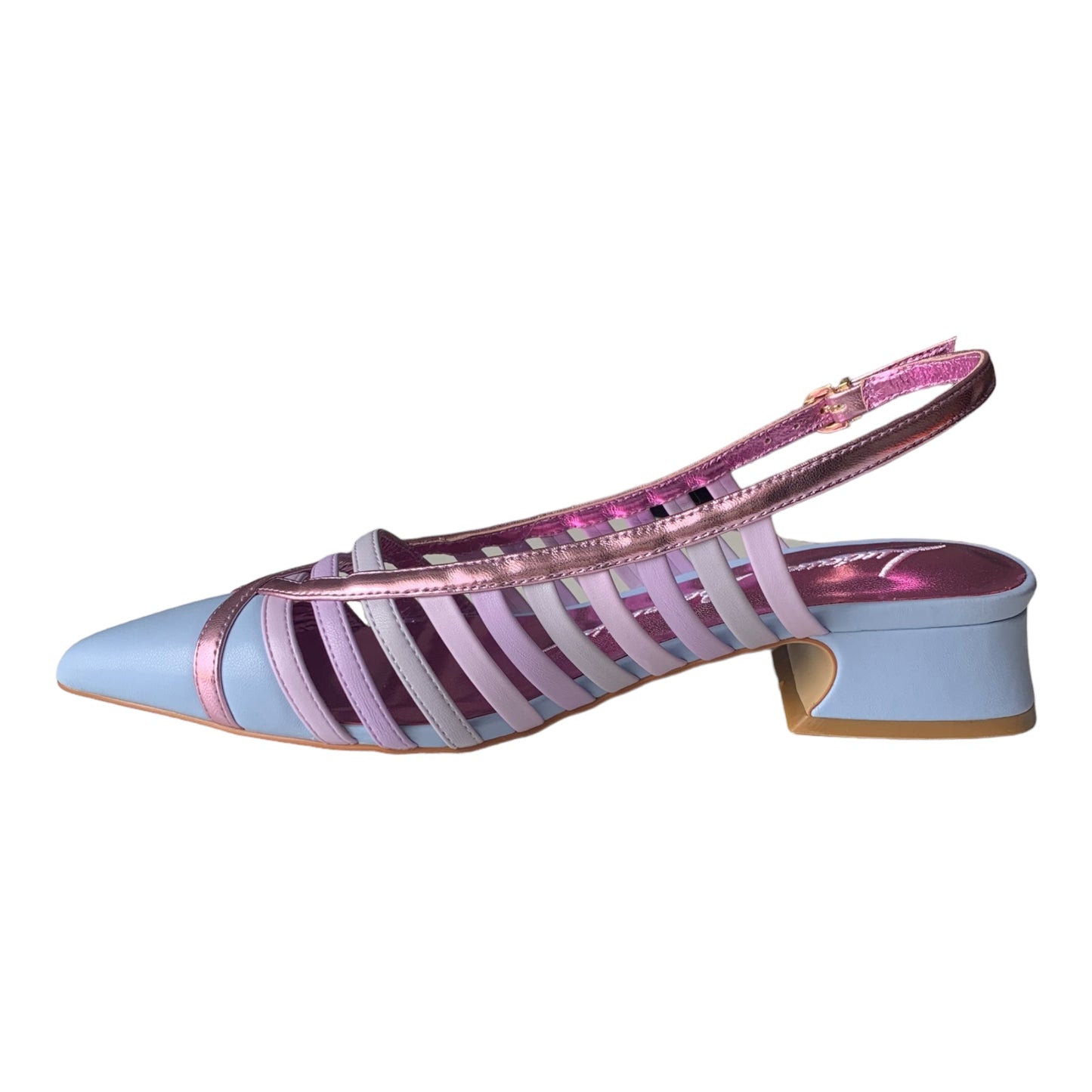 Scarpe Luciano Barachini - Chanel in pelle multicolore lilla - NL307N
